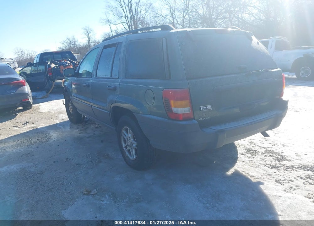 2003 JEEP GRAND CHEROKEE LAREDO VIN: 1J4GW48SX3C549048