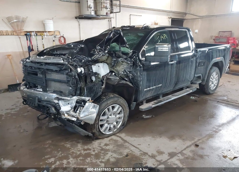 2022 GMC SIERRA 2500HD 4WD DOUBLE CAB STANDARD BED SLT VIN: 1GT59NE71NF265092