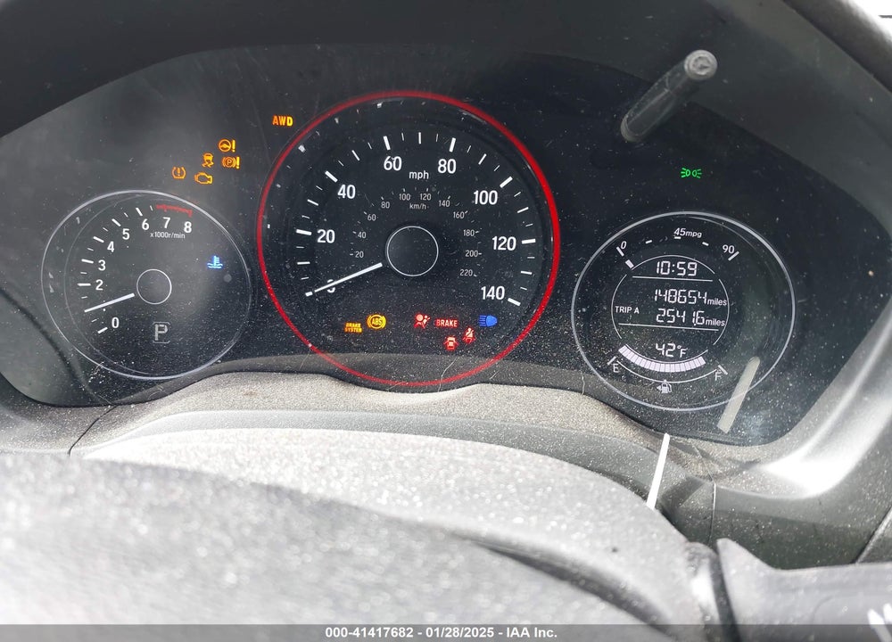2016 HONDA HR-V EX VIN: 3CZRU6H5XGM753311