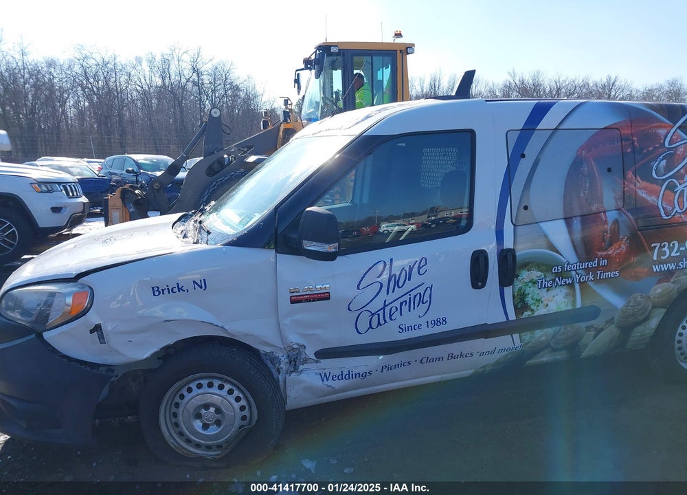 2016 RAM PROMASTER CITY TRADESMAN VIN: ZFBERFAT1G6C26374