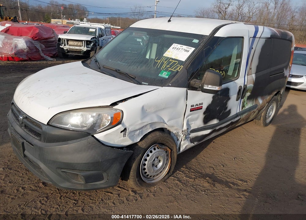 2016 RAM PROMASTER CITY TRADESMAN VIN: ZFBERFAT1G6C26374