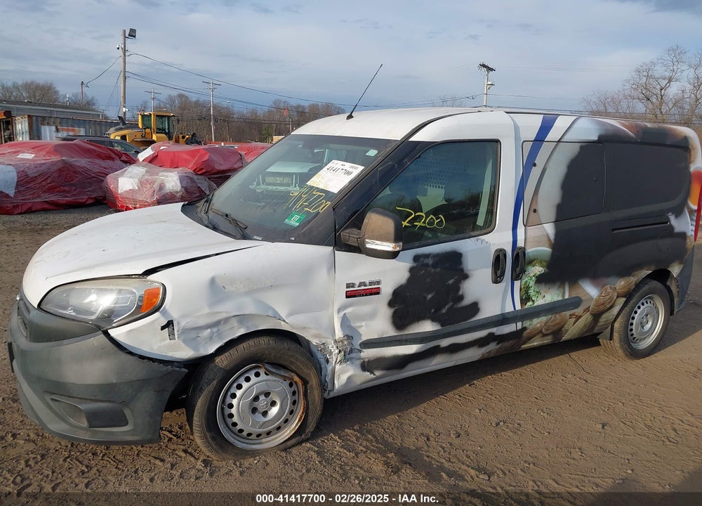 2016 RAM PROMASTER CITY TRADESMAN VIN: ZFBERFAT1G6C26374