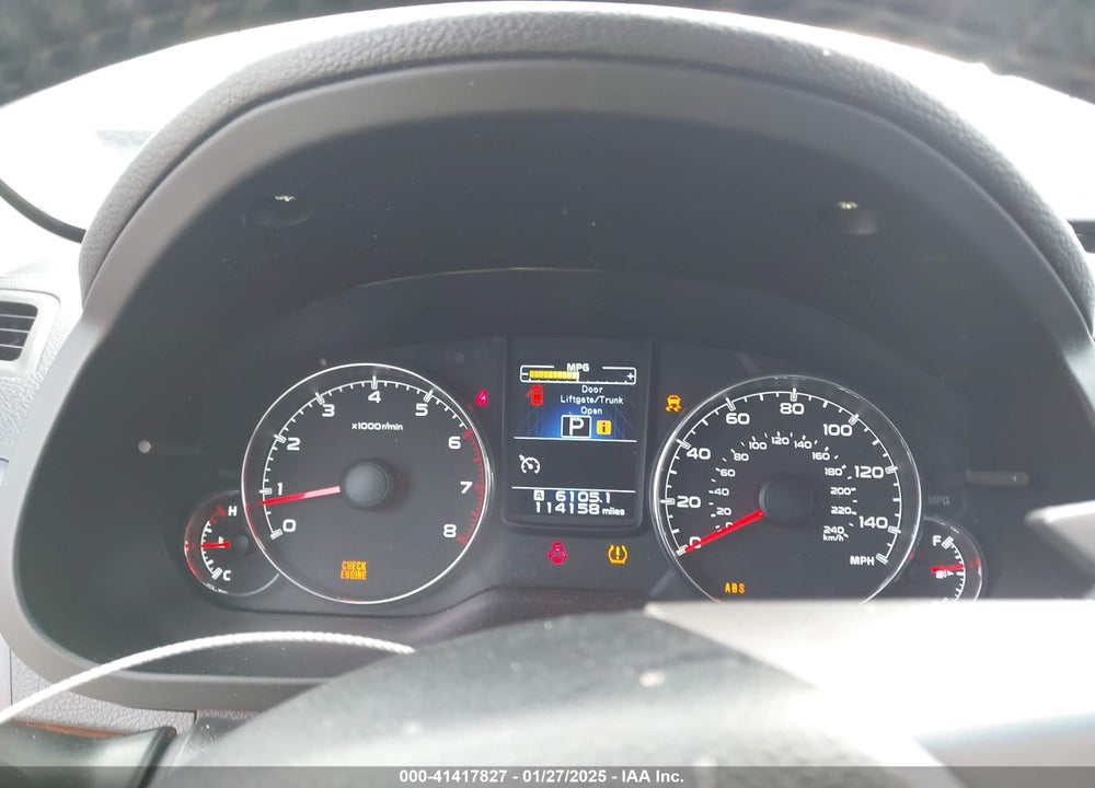 2013 SUBARU OUTBACK 2.5I LIMITED VIN: 4S4BRCKC5D3313648