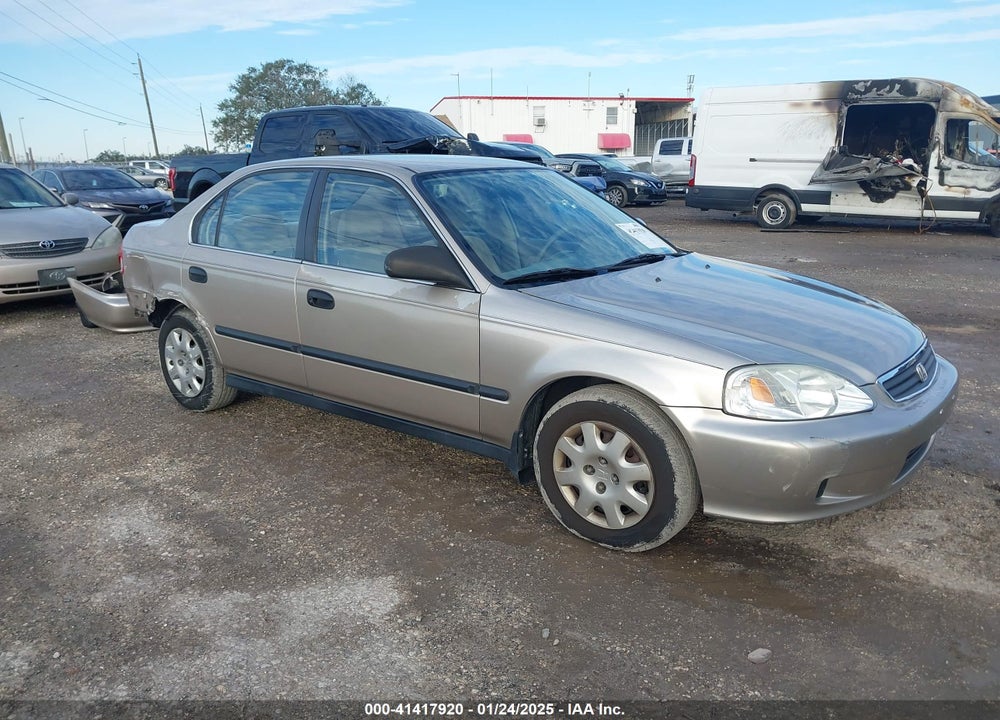 2000 HONDA CIVIC LX VIN: 1HGEJ6674YL067805