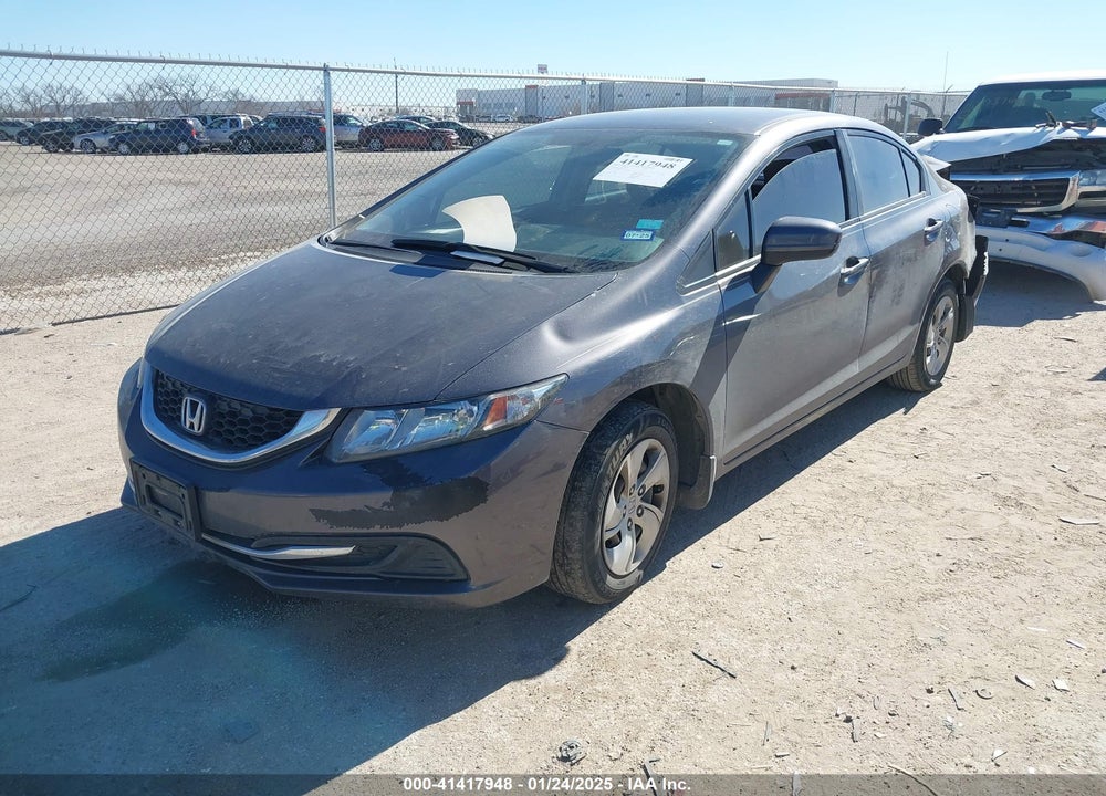 2015 HONDA CIVIC LX VIN: 19XFB2F56FE011183