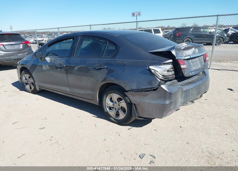 2015 HONDA CIVIC LX VIN: 19XFB2F56FE011183