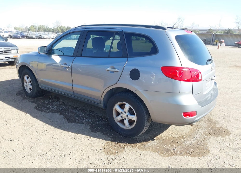2008 HYUNDAI SANTA FE GLS VIN: 5NMSG13D58H160279