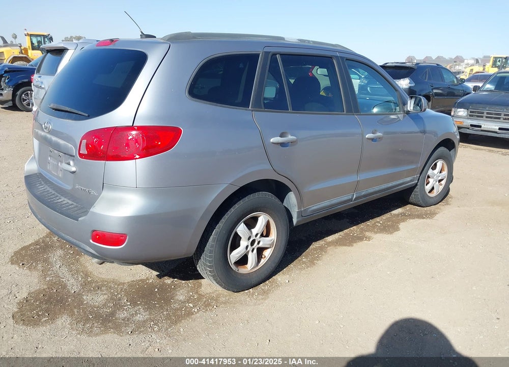 2008 HYUNDAI SANTA FE GLS VIN: 5NMSG13D58H160279