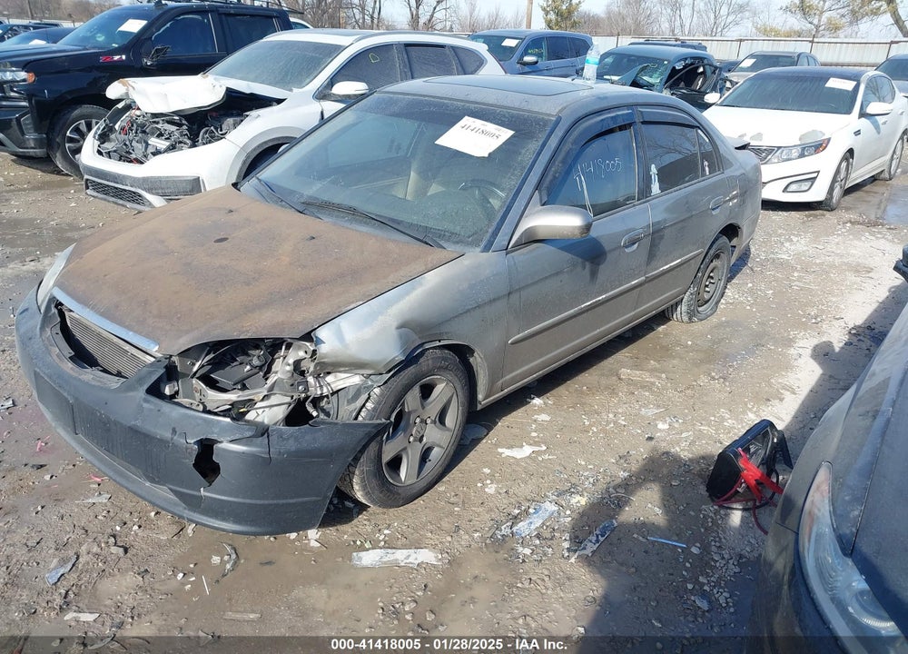 2003 HONDA CIVIC EX VIN: 1HGES26713L018348