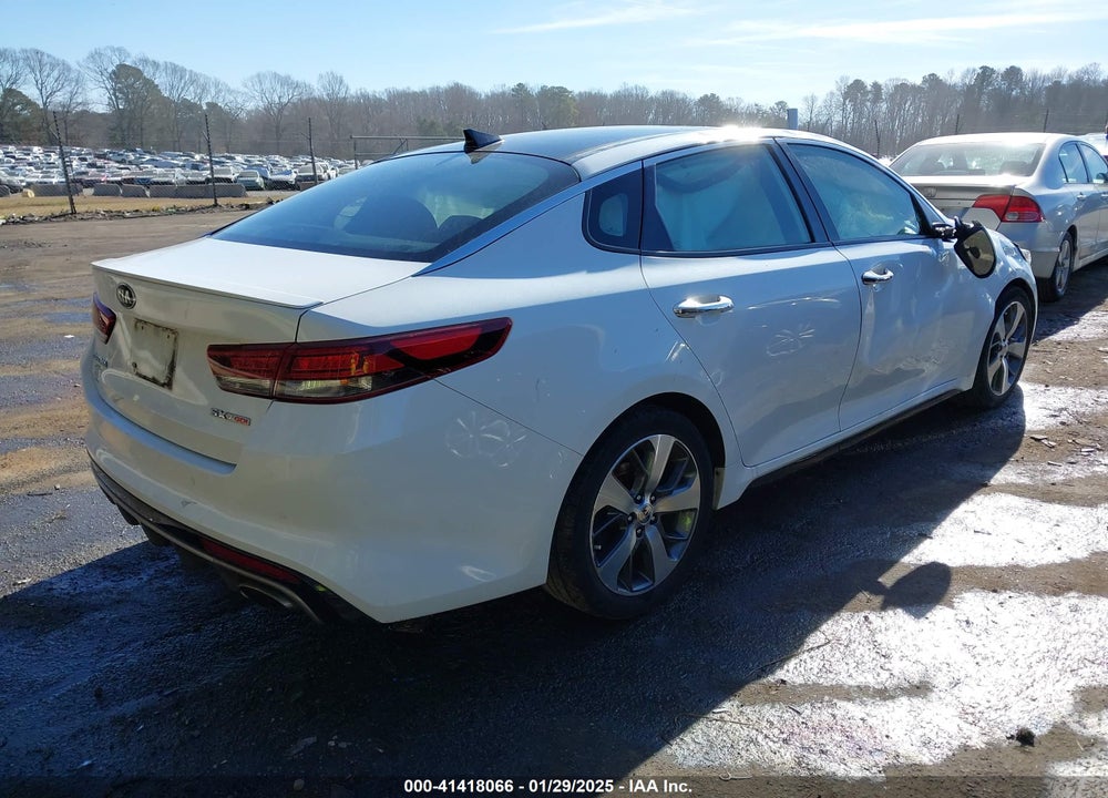 2016 KIA OPTIMA SX TURBO VIN: 5XXGW4L27GG012575