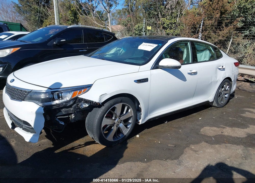 2016 KIA OPTIMA SX TURBO VIN: 5XXGW4L27GG012575
