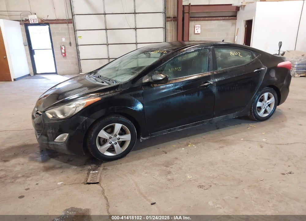 2013 HYUNDAI ELANTRA VIN: KMHDH4AE7DU490958