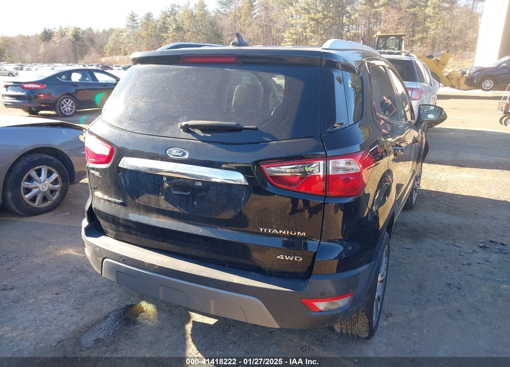 2019 FORD ECOSPORT TITANIUM VIN: MAJ6S3KL7KC288703