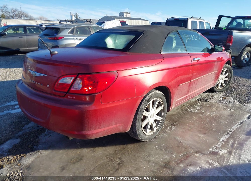 2008 CHRYSLER SEBRING LIMITED VIN: 1C3LC65M28N273107