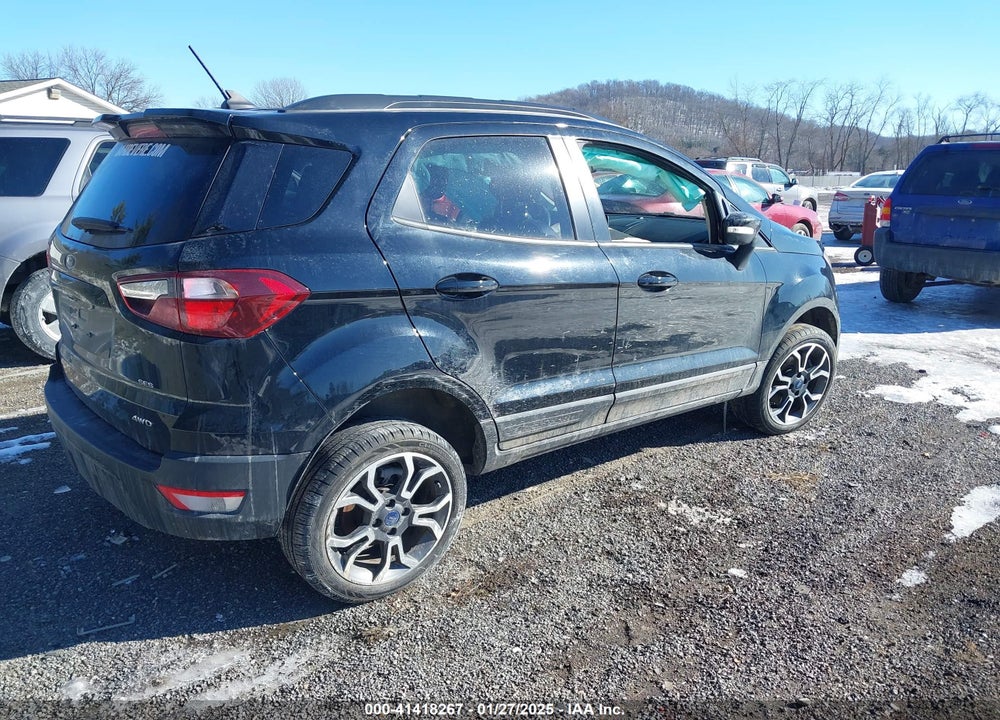 2019 FORD ECOSPORT SES VIN: MAJ6S3JL2KC284608