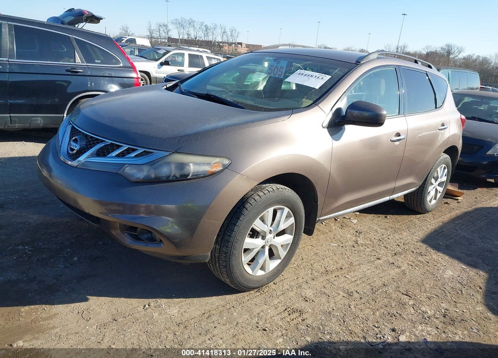 2014 NISSAN MURANO SV VIN: JN8AZ1MU3EW413892