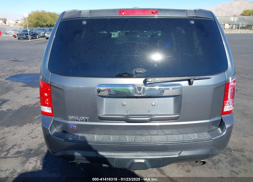 2012 HONDA PILOT EX-L VIN: 5FNYF3H59CB001298