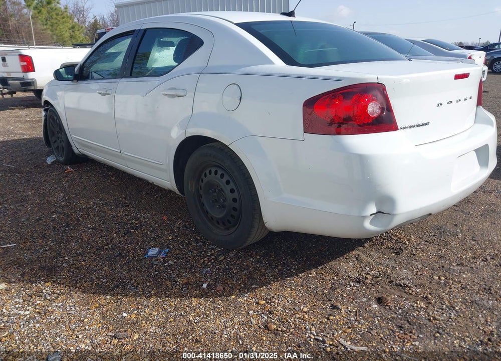 2011 DODGE AVENGER VIN: 1B3BD4FB3BN588576