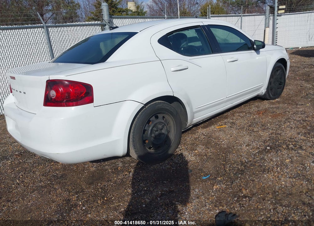2011 DODGE AVENGER VIN: 1B3BD4FB3BN588576