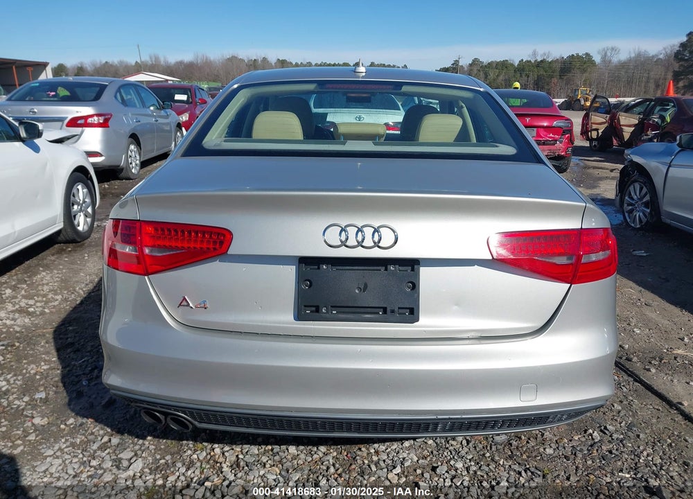 2014 AUDI A4 VIN: WAUAFAFL2EN001197