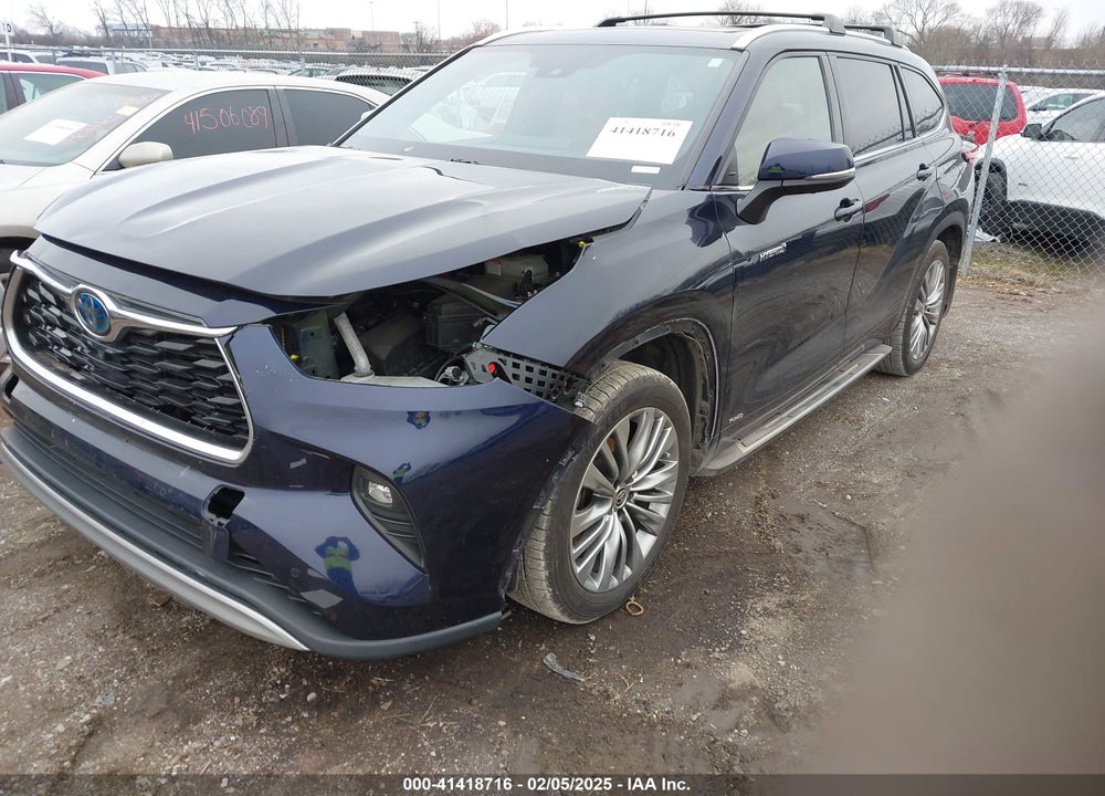 2021 TOYOTA HIGHLANDER HYBRID PLATINUM VIN: 5TDEBRCH1MS023098