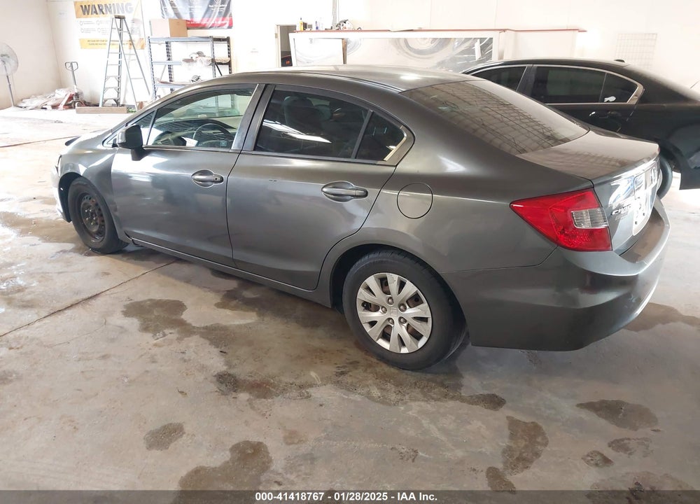 2012 HONDA CIVIC VIN: 2HGFB2F5XCH333472