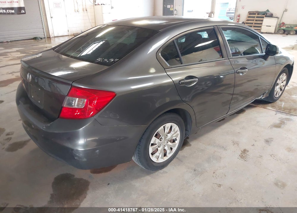 2012 HONDA CIVIC VIN: 2HGFB2F5XCH333472
