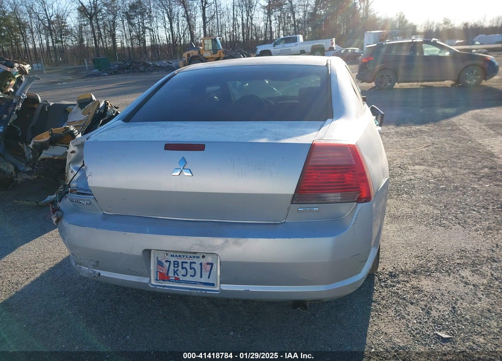 2004 MITSUBISHI GALANT ES MEDIUM/LS MEDIUM VIN: 4A3AB36F84E098440