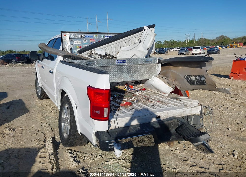 2018 FORD F-150 LARIAT VIN: 1FTEW1EGXJKD13983