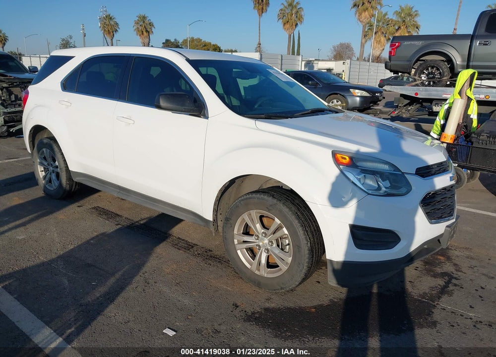 2016 CHEVROLET EQUINOX LS VIN: 2GNALBEK3G1151874