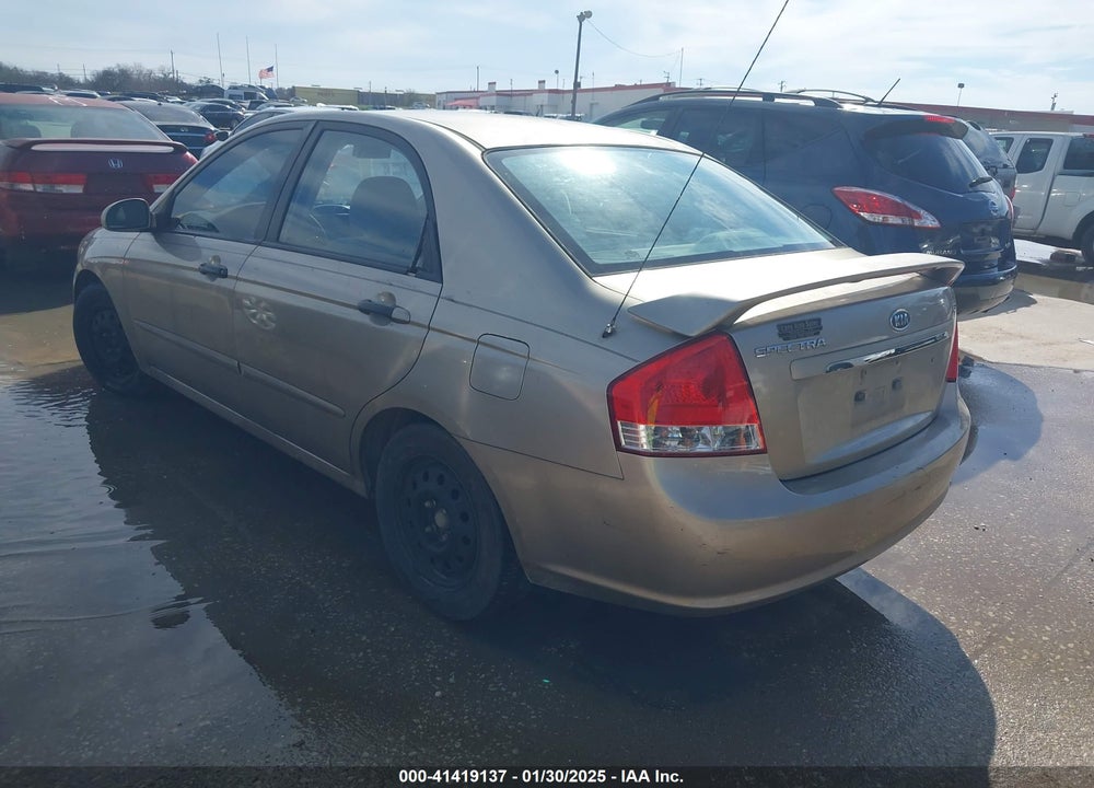 2009 KIA SPECTRA VIN: KNAFE221X95605833