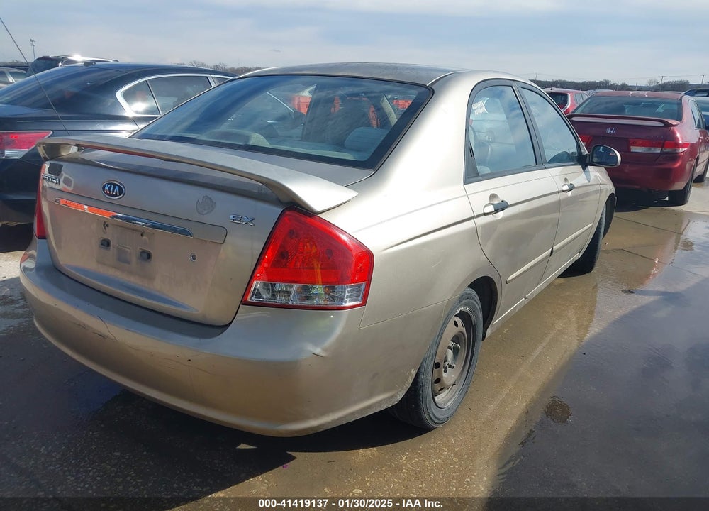 2009 KIA SPECTRA VIN: KNAFE221X95605833