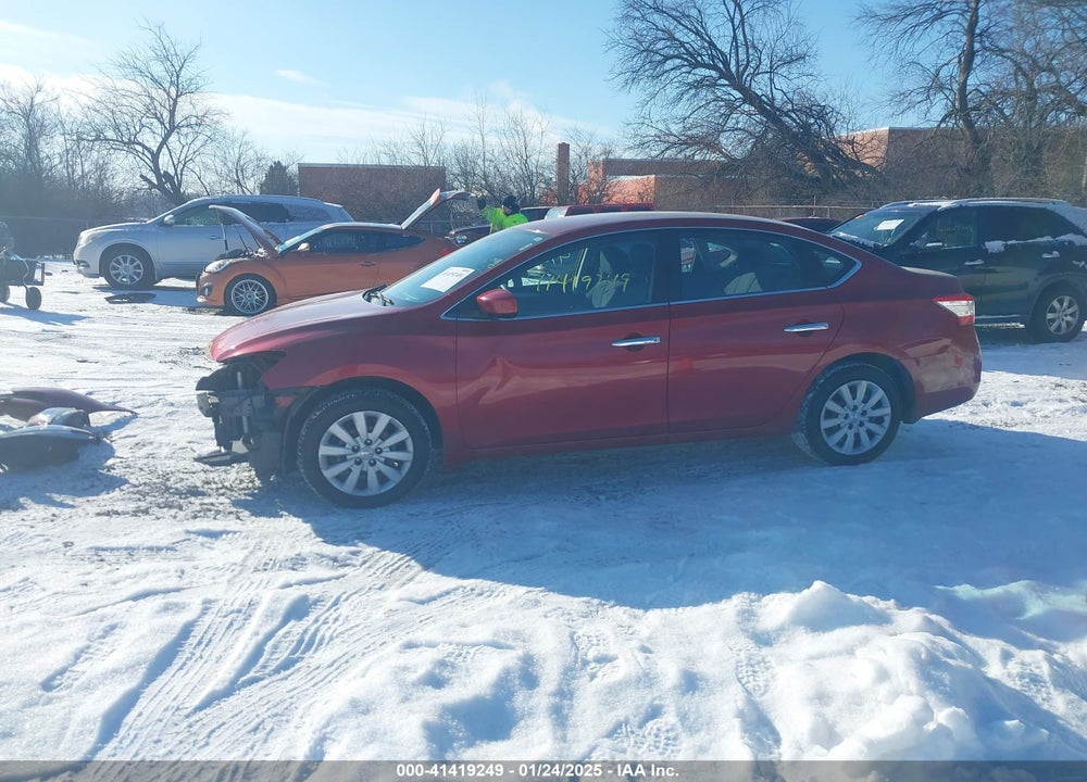 2014 NISSAN SENTRA SV VIN: 3N1AB7AP9EY322638