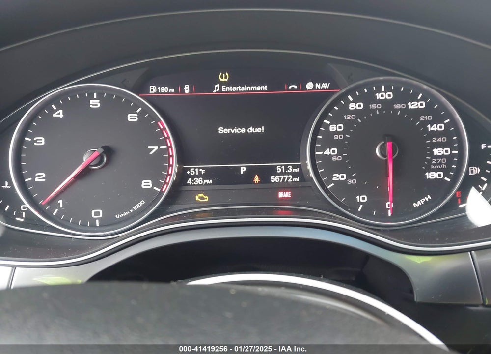 2012 AUDI A7 PREMIUM VIN: WAUYGAFC3CN132163