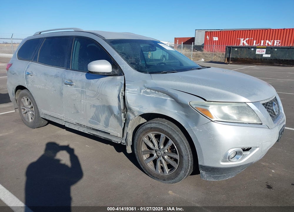2013 NISSAN PATHFINDER SL VIN: 5N1AR2MN9DC638176