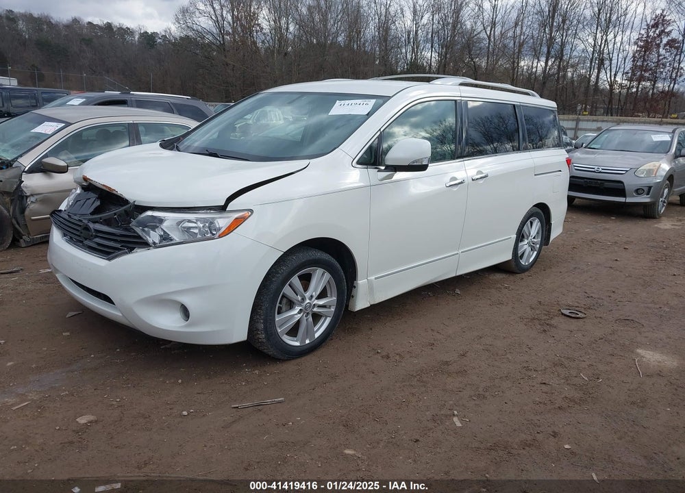 2012 NISSAN QUEST SL VIN: JN8AE2KP7C9030287