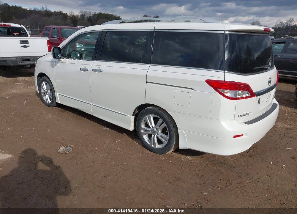 2012 NISSAN QUEST SL VIN: JN8AE2KP7C9030287