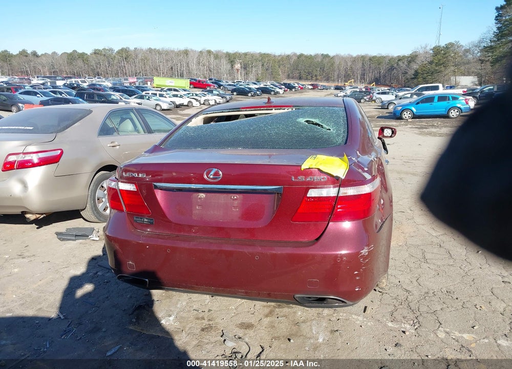 2008 LEXUS LS 460 VIN: JTHBL46F585067029