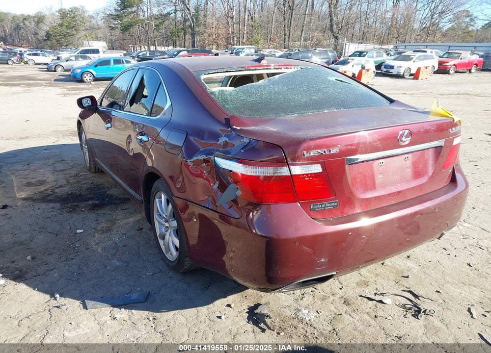 2008 LEXUS LS 460 VIN: JTHBL46F585067029
