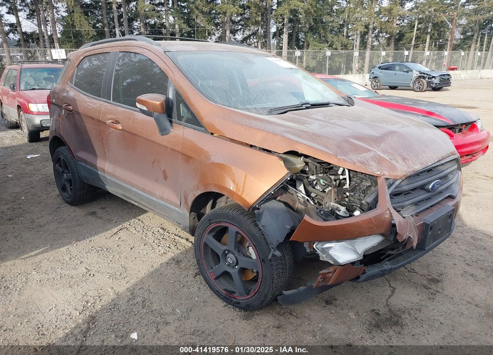 2018 FORD ECOSPORT SES VIN: MAJ6P1CL6JC213896