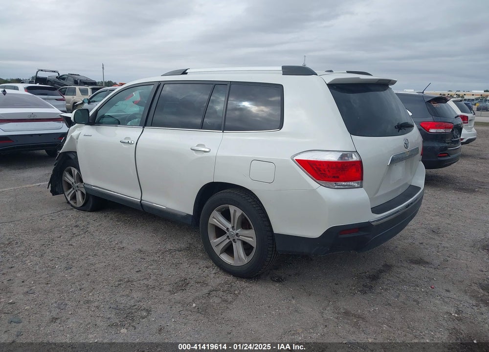 2013 TOYOTA HIGHLANDER LIMITED V6 VIN: 5TDYK3EH3DS118446