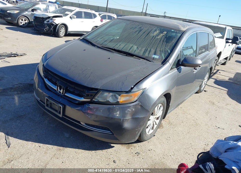 2016 HONDA ODYSSEY SE VIN: 5FNRL5H30GB132004