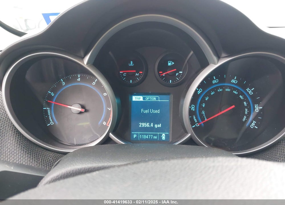 2013 CHEVROLET CRUZE 2LT AUTO VIN: 1G1PE5SBXD7127436