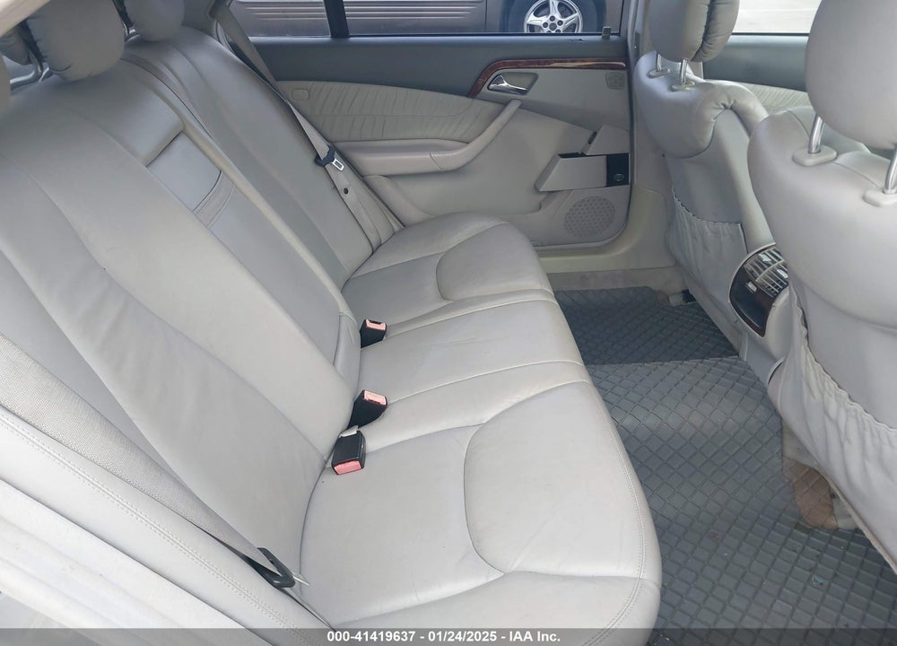 2000 MERCEDES-BENZ S 500 VIN: WDBNG75JXYA120520