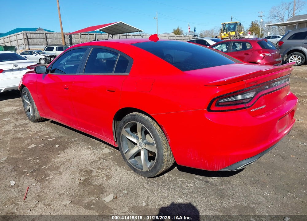 2017 DODGE CHARGER SXT RWD VIN: 2C3CDXHG8HH537206