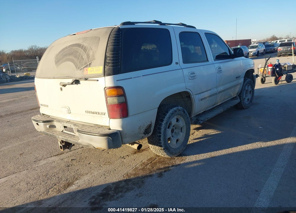 2001 CHEVROLET TAHOE VIN: 1GNEK13T01R175168