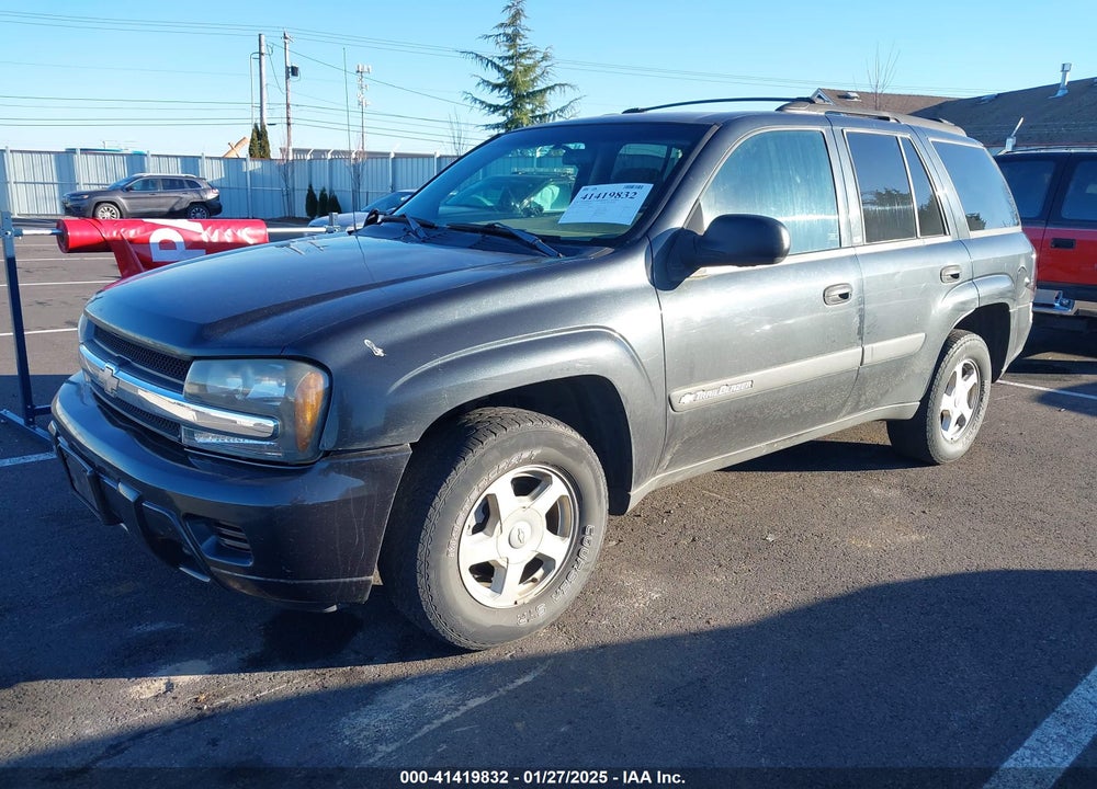 2003 CHEVROLET TRAILBLAZER LS VIN: 1GNDT13S432234508