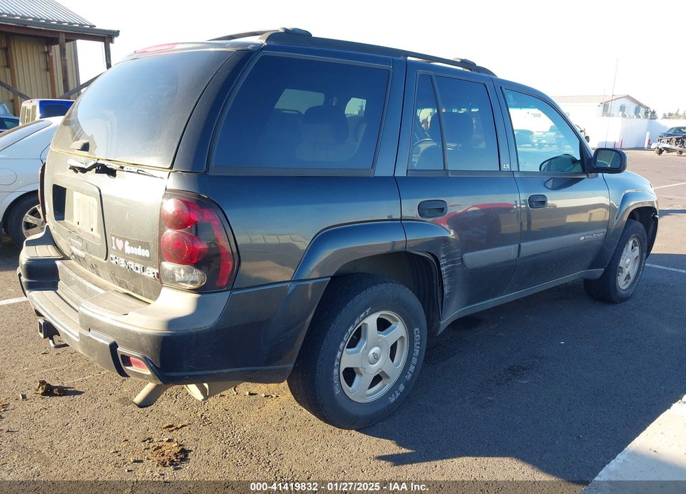 2003 CHEVROLET TRAILBLAZER LS VIN: 1GNDT13S432234508