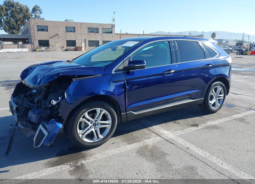 2016 FORD EDGE TITANIUM VIN: 2FMPK3K95GBB21391