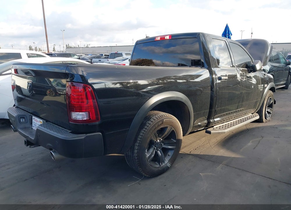 2021 RAM 1500 CLASSIC WARLOCK  4X2 6'4 BOX VIN: 1C6RR6GT9MS578177